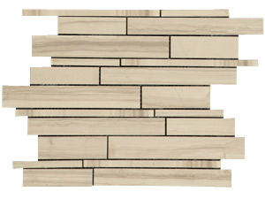 RANDOM WIDTH AND LENGTH CHIPS MOSAIC-ATHENS GREY