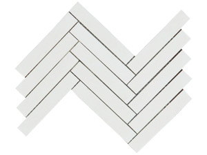 GREECE THASSOS 1" X 6" HERRINGBONE MOSAIC