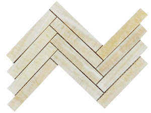 HONEY ONYX 1" X 6" HERRINGBONE