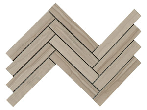 ATHENS GREY 1" X 6" HERRINGBONE