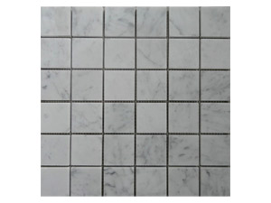 ITALIAN CARRARA 2" X 2" SQUARE MOSAIC