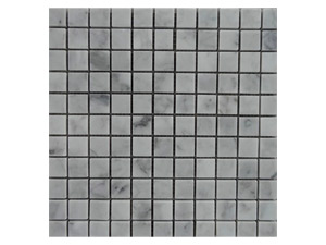 ITALIAN CARRARA 1" X 1" SQUARE MOSAIC