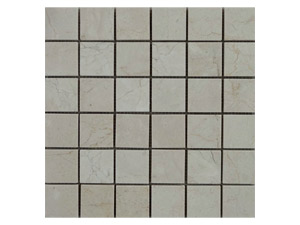 CREMA MARFIL 2" X 2" SQUARE MOSAIC