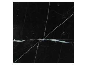 12x12 Marble Tile - Nero Marquina