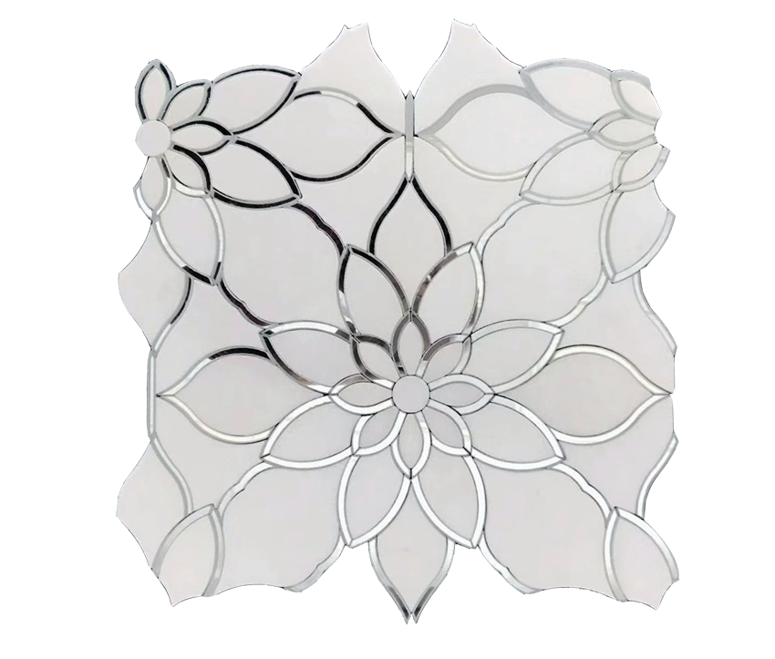 Waterjet Marble Mosaic Design