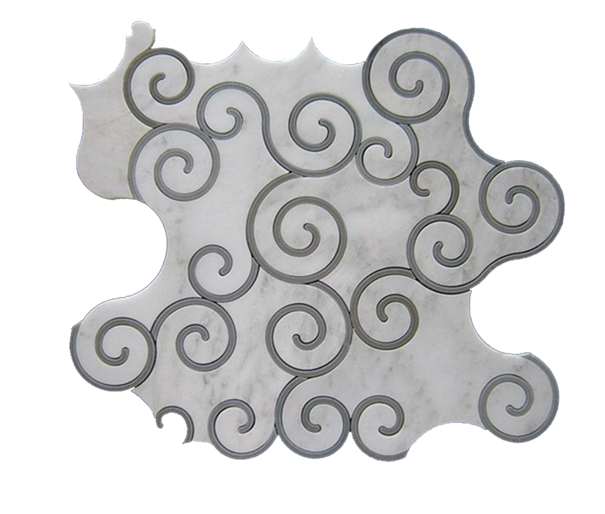 Waterjet Marble Mosaic Design