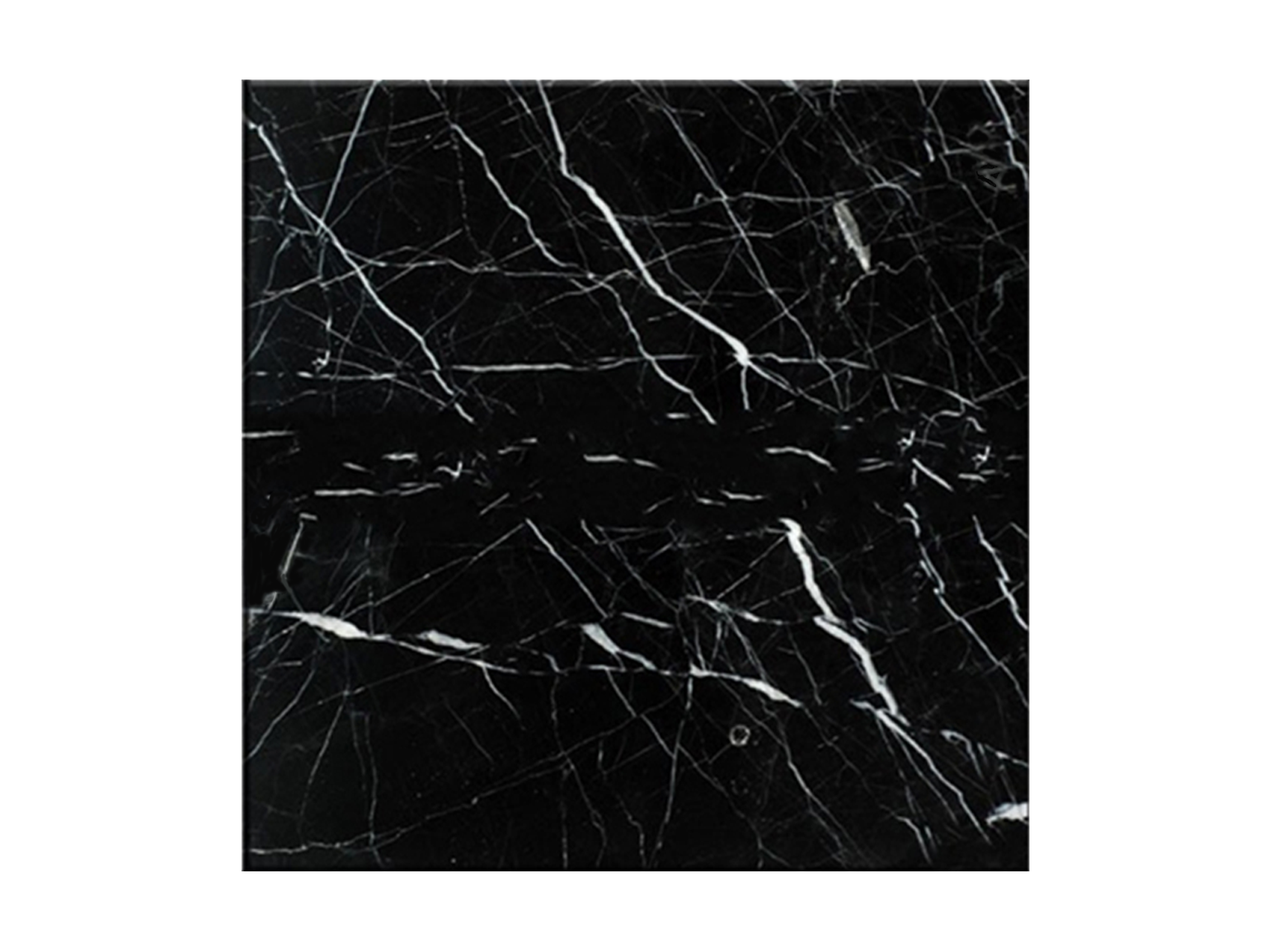 12x12 Marble Tile - Nero Marquina