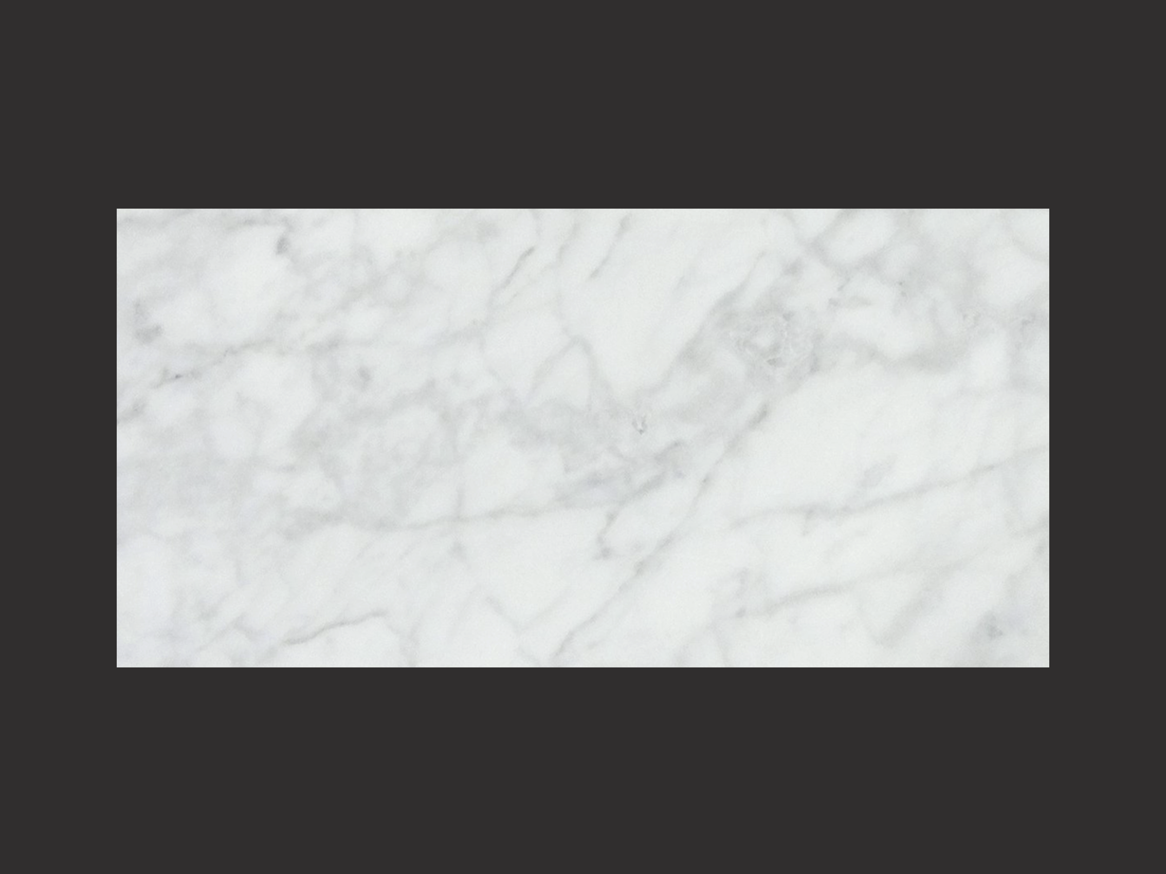 6x12 Marble Tile - Bianco Carrara