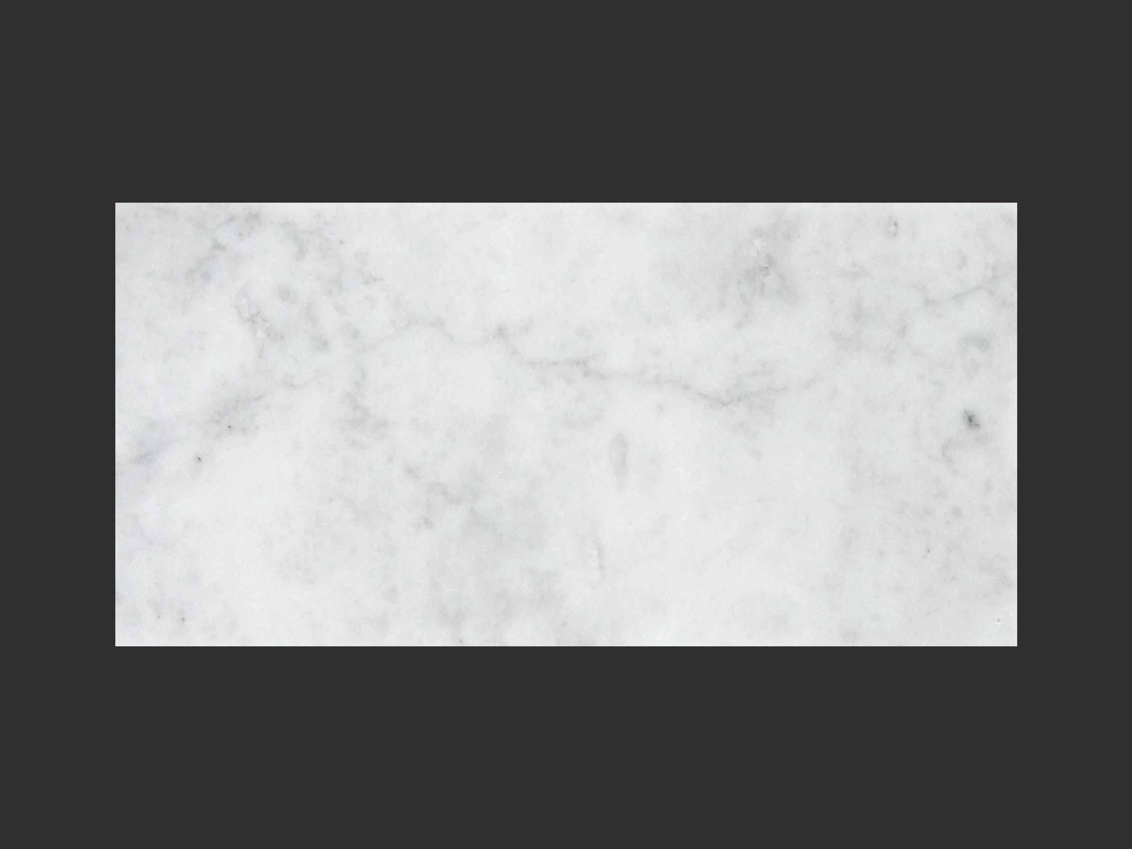 6x12 Marble Tile - Bianco Carrara