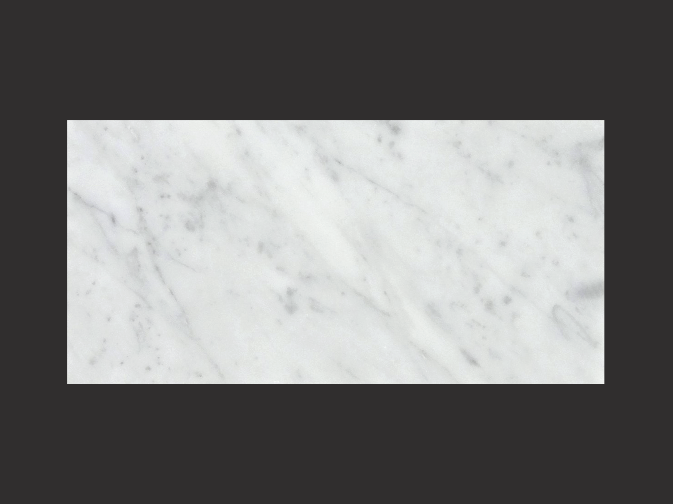 6x12 Marble Tile - Bianco Carrara